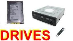 Hard Drives, Flash Drives, DVDs and Blue Ray.