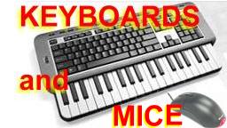 Keyboards, Joysticks and Mice