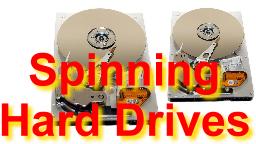 Spinning Hard Drives