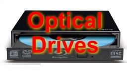 Optical Drives, Superdrive, CD, DVDs and Blue Ray.