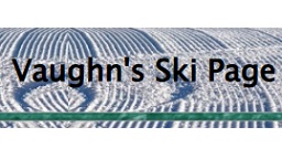 Vaughn's Ski Page
